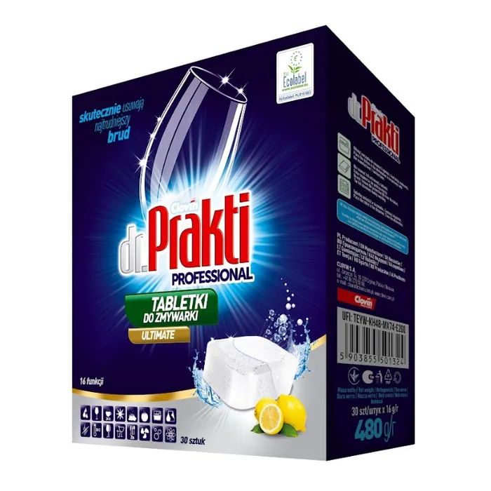 Таблетки для посудомоечных машин Dr. Prakti Ultimate 30 шт. (5903855501324)