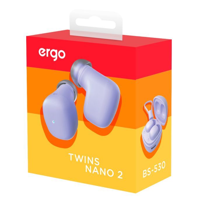 Наушники Ergo BS-530 Twins Nano 2 Pink (BS-530P) изображение 7
