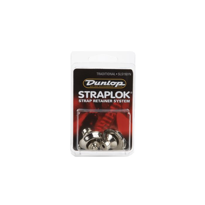 Стреплок для ремня Jim Dunlop Straplok Strap Retainers Traditional - Nickel (SLS1501N) изображение 2