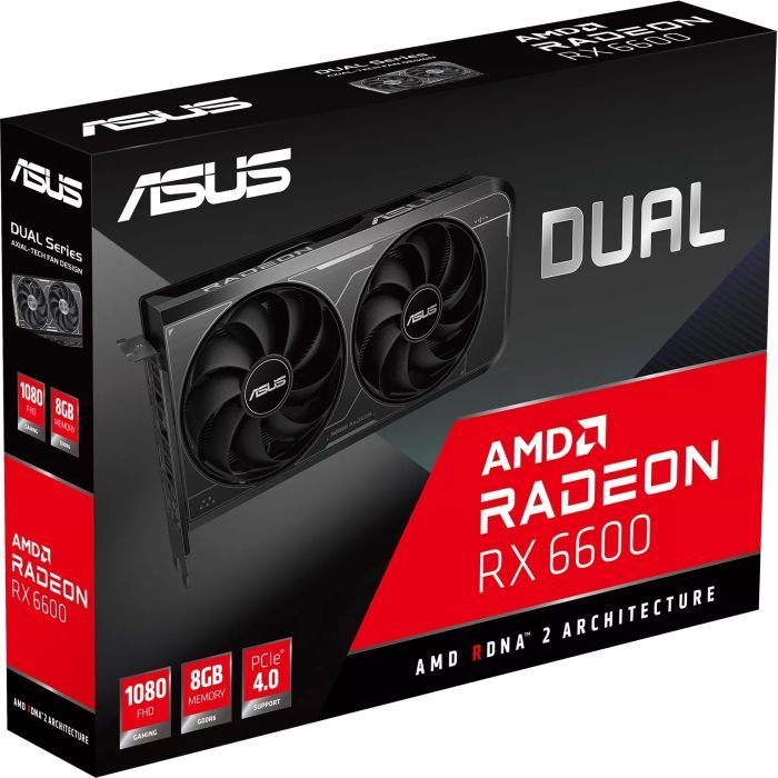 Відеокарта ASUS Radeon RX 6600 8Gb DUAL (DUAL-RX6600-8G-V3) зображення 12