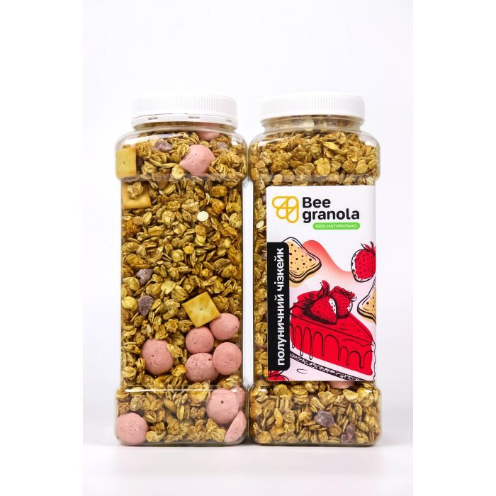 Гранола Bee Granola Клубничный чизкейк 1 кг (4820228430689) изображение 2