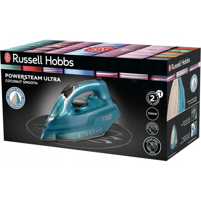 Утюг Russell Hobbs Powersteam Ultra Coconut Smooth (26340-56) изображение 8