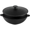 Сковорода Brizoll чавунна WOK з чавунною кришкою 4,7 л 300х103 мм (W30-1)