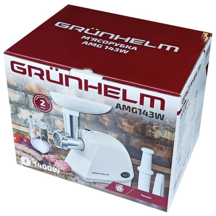 Мясорубка Grunhelm AMG143W изображение 4