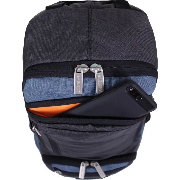 Рюкзак для ноутбука Bagland 15.6" Granite 23L black /silver 00120169 (70711281) изображение 10