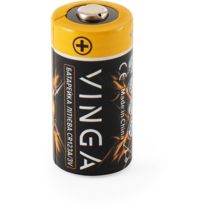 Батарейка CR123A Lithium Vinga (VJLBCR123A1) зображення 2