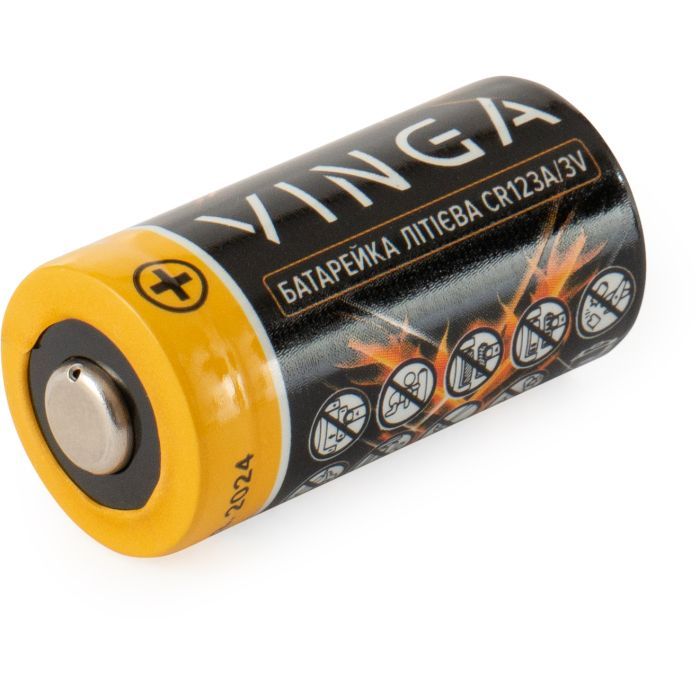 Батарейка CR123A Lithium Vinga (VJLBCR123A1) зображення 3