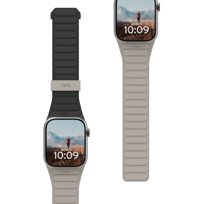 Ремешок для смарт-часов UAG для Apple Watch Ultra 2/Ultra-49-45-44-42mm, Pathfinder, Black/Titanium (194161114036) изображение 4
