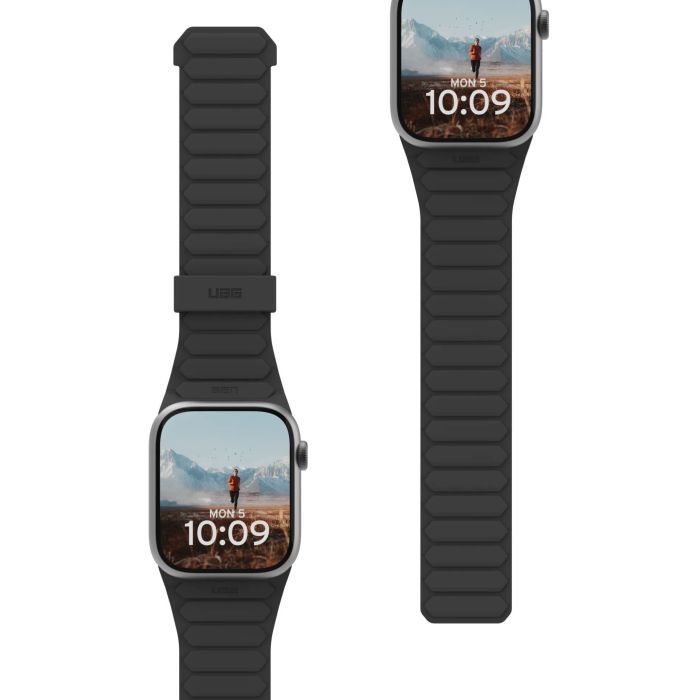 Ремешок для смарт-часов UAG для Apple Watch Ultra 2/Ultra-49-45-44-42mm, Pathfinder, Black/Titanium (194161114036) изображение 6