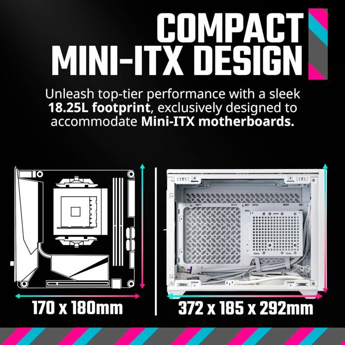 Корпус CoolerMaster NR200PV2-WCNN-S00 изображение 11