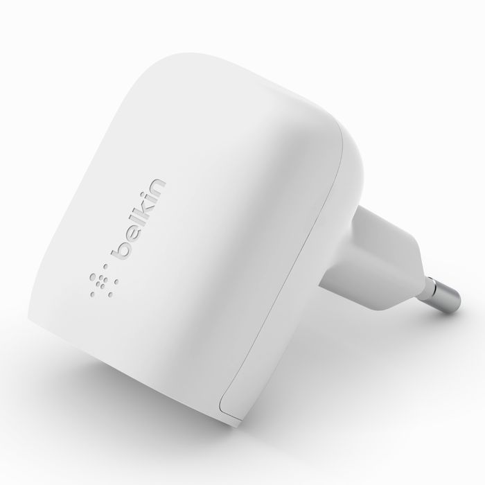 Зарядное устройство Belkin 20W USB-C PD PPS white (WCA006VFWH) изображение 5
