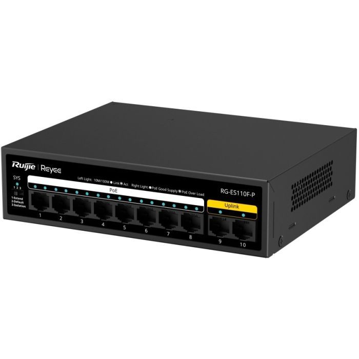 Комутатор мережевий Ruijie Networks RG-ES110F-P зображення 2