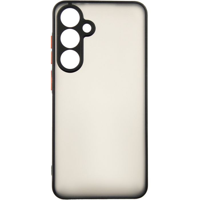 Чохол до мобільного телефона Dengos Samsung Galaxy S24 FE Matte + glass (Black) (DG-KM-117) зображення 2