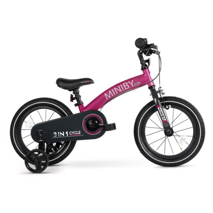 Дитячий велосипед QPlay біговел Miniby 3в1 Pink (CB01MiniByPink) зображення 2