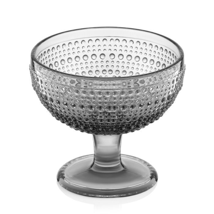 Креманка Ardesto Verbena, 12.8см, скло, сірий (AR5032) зображення 2