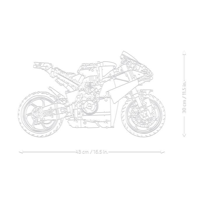 Конструктор LEGO Technic Мотоцикл Ducati Panigale V4 S (42202) зображення 7