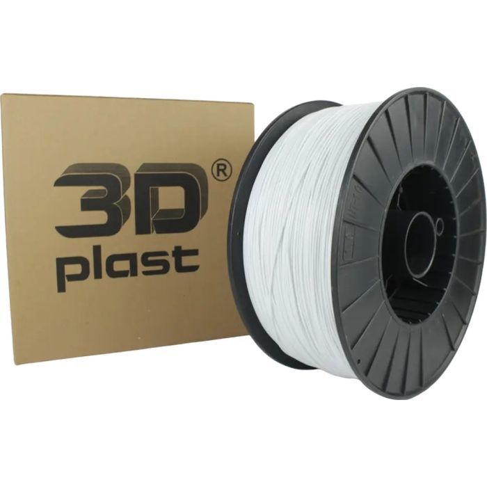 Пластик для 3D-принтера 3Dplast PETG 1.75мм, 3кг, white pearl (3DPTG1753PERL)