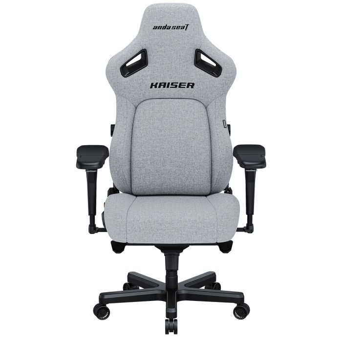 Кресло игровое Anda Seat Kaiser 4 Fabric Size L Black (AD12YDDC-L-20-B-CF) изображение 2