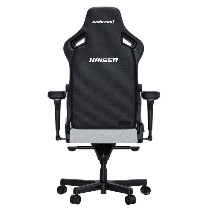 Кресло игровое Anda Seat Kaiser 4 Fabric Size L Black (AD12YDDC-L-20-B-CF) изображение 3