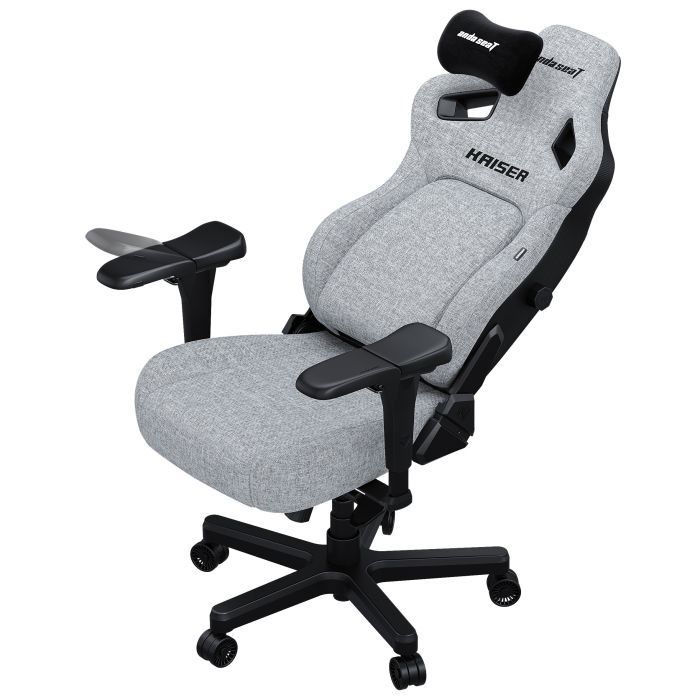 Кресло игровое Anda Seat Kaiser 4 Fabric Size L Black (AD12YDDC-L-20-B-CF) изображение 6