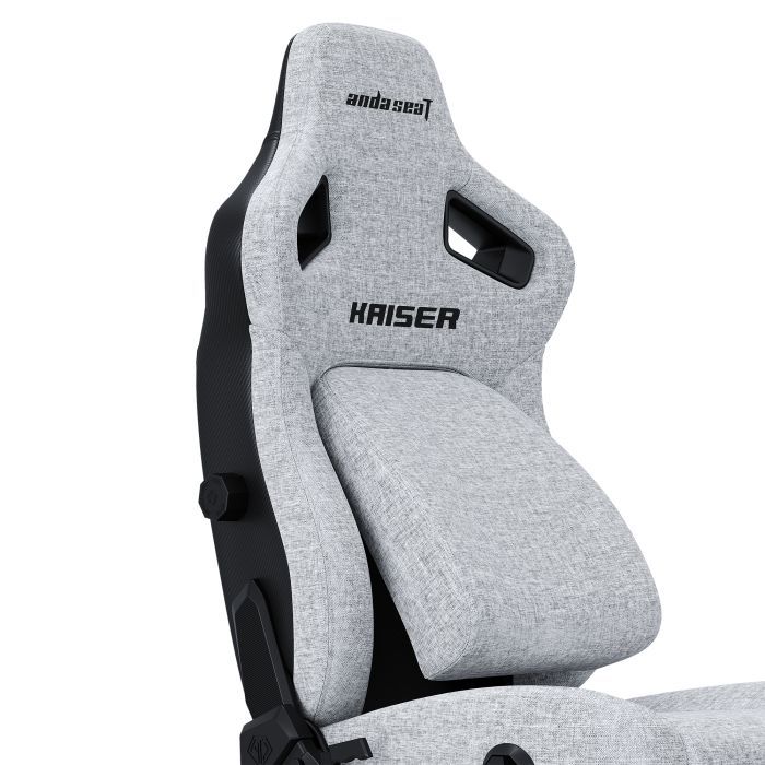 Кресло игровое Anda Seat Kaiser 4 Fabric Size L Black (AD12YDDC-L-20-B-CF) изображение 7