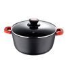Кастрюля Bergner Chroma, з кришкою 28 см, 6 л (BG-30116-BK) изображение 2