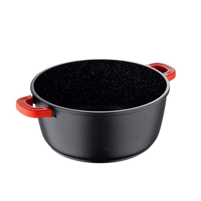 Кастрюля Bergner Chroma, з кришкою 24 см, 5 л (BG-30115-BK) изображение 3