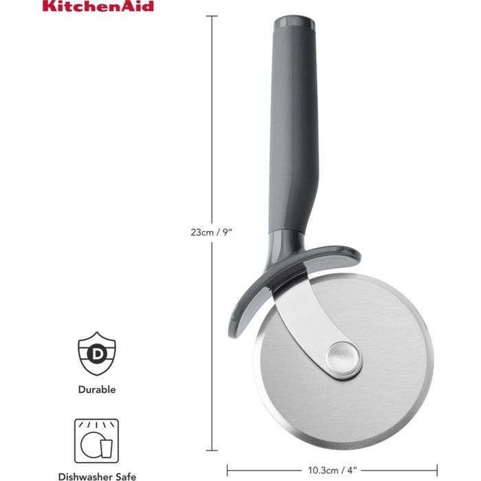 Ніж для піци KitchenAid Coreline, 22,7 см, сірий (KAS113OHCGG) зображення 5