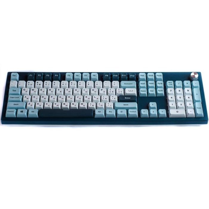 Клавіатура MONTECH MK105FR Full size FR USB UA Gray (MK105FR) зображення 2