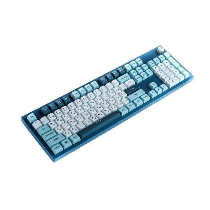 Клавіатура MONTECH MK105FR Full size FR USB UA Gray (MK105FR) зображення 3