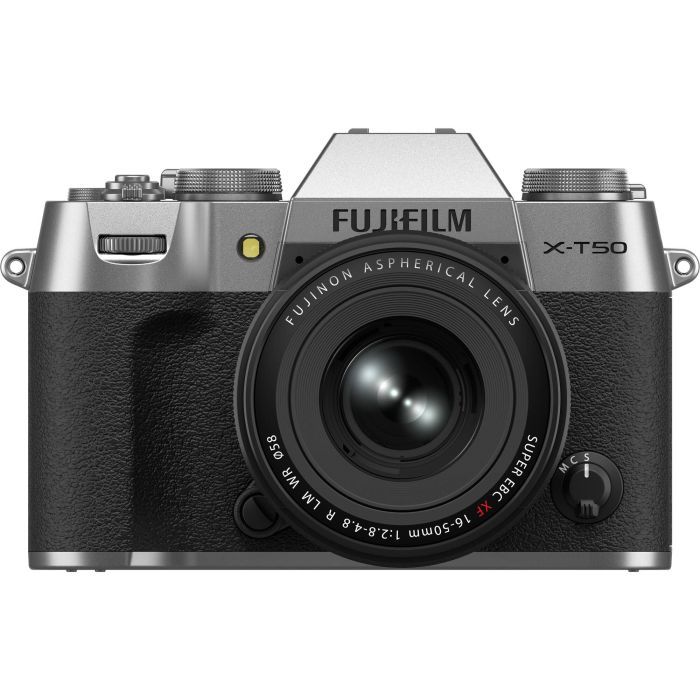 Цифровий фотоапарат Fujifilm X-T50 + XF16-50mmF2.8-4.8 R LM WR Kit Silver (16828569) зображення 2