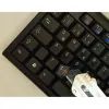 Наклейка на клавиатуру BestKey непрозрачная чорная, 68, оранжевый (BK13ORA/024) изображение 2