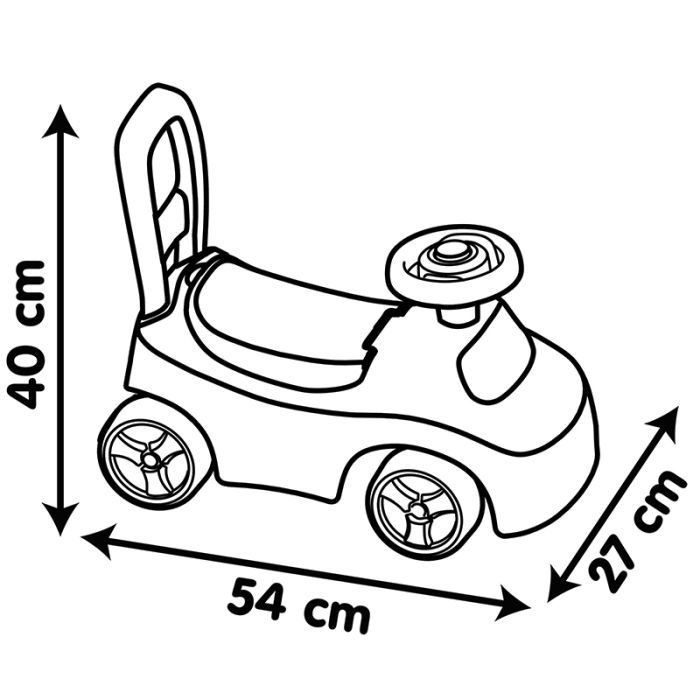 Чудомобиль Smoby 54х27х40 см, 10 мес. (720541) изображение 3