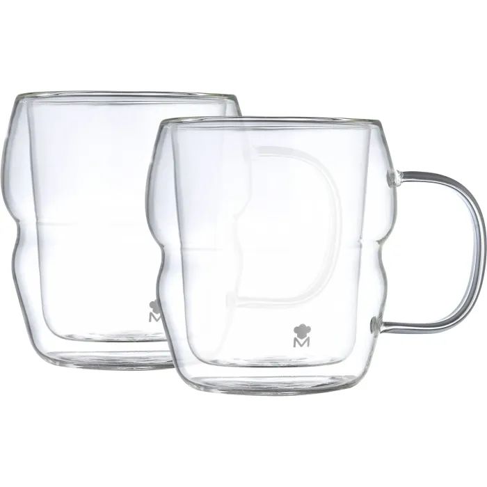 Набор чашек MasterPro Mixology з подвійними стінками 450 мл, 2 шт (BGMP-20206)