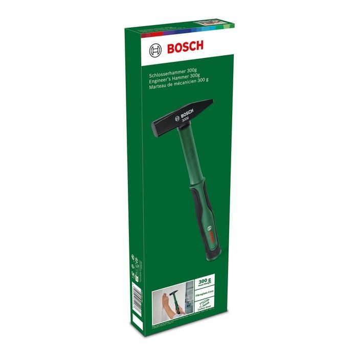 Молоток Bosch слесарный 600г рукоятка резина (1.600.A02.7PH) изображение 7