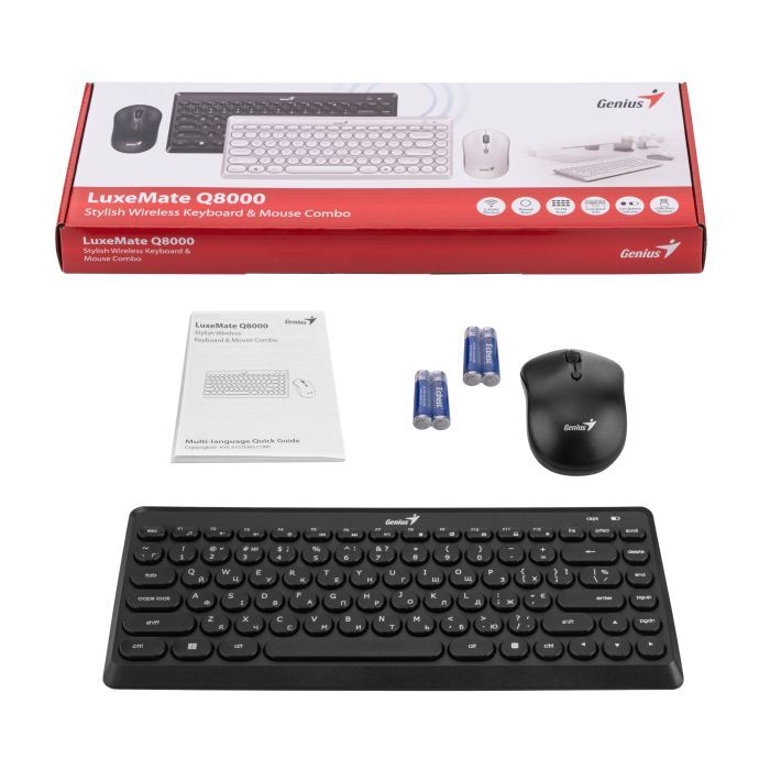 Комплект Genius LuxeMate Q-8000 Wireless UA Black (31340013414) изображение 2