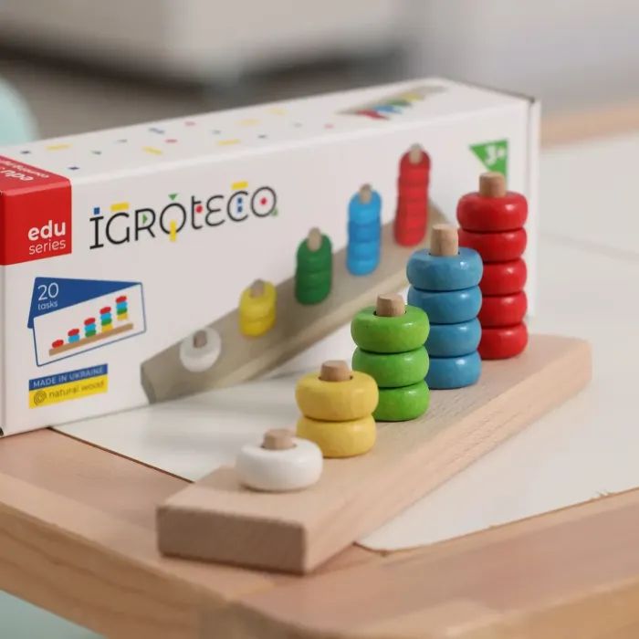 Развивающая игрушка Ігротеко Счеты-пирамидка (900439) изображение 3 Развивающая игрушка Ігротеко Счеты-пирамидка (900439) изображение 3