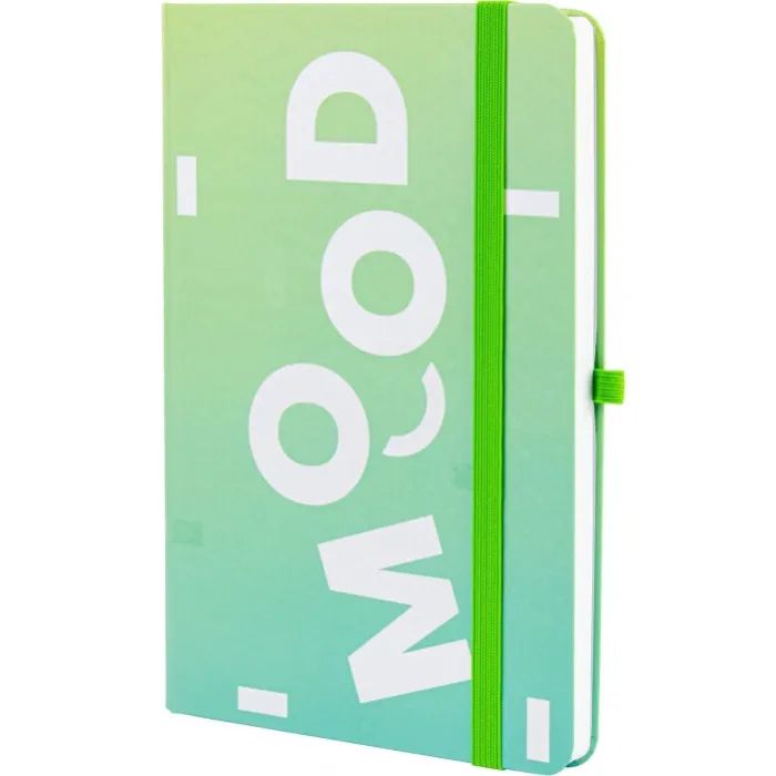 Книга записная Optima Mood А5 128 листов линия зеленый (O20812-44) изображение 2