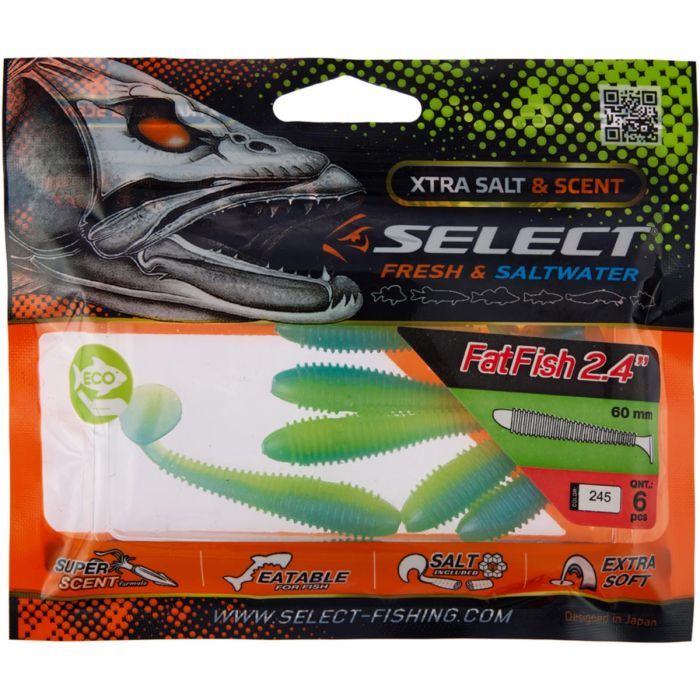 Силікон рибальський Select Fatfish 2.4" col.087 (6 шт/упак) (1870.29.32) зображення 2