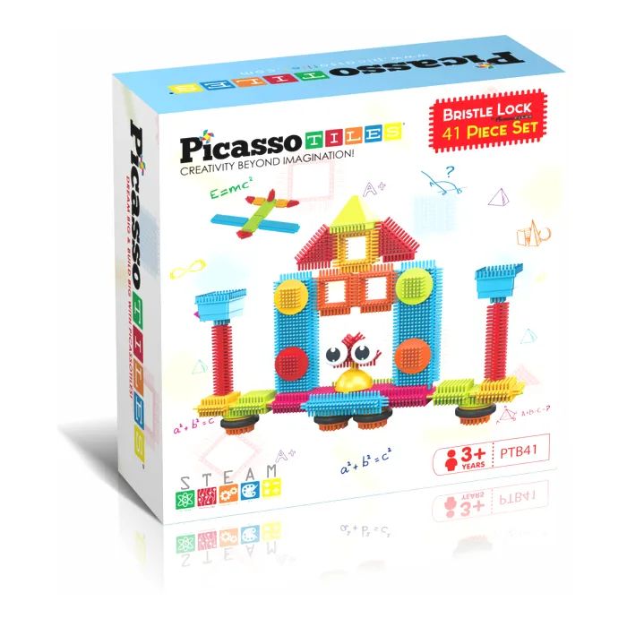 Конструктор Picasso Tiles Hedgehog Building Blocks Set 41 деталь (817338027384) изображение 4