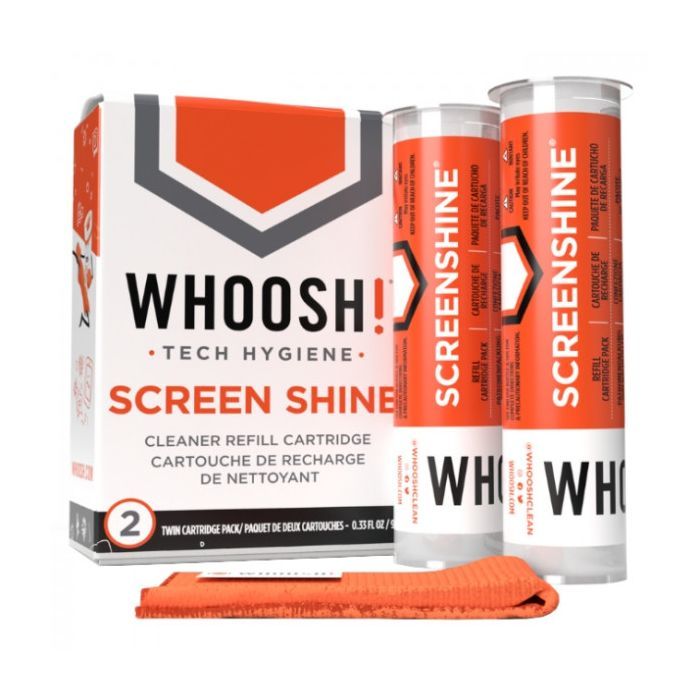 Спрей для очистки Whoosh! Screen Shine Pro REFILL CARTRIDGES 2*500ml (CTG2PK473) изображение 2