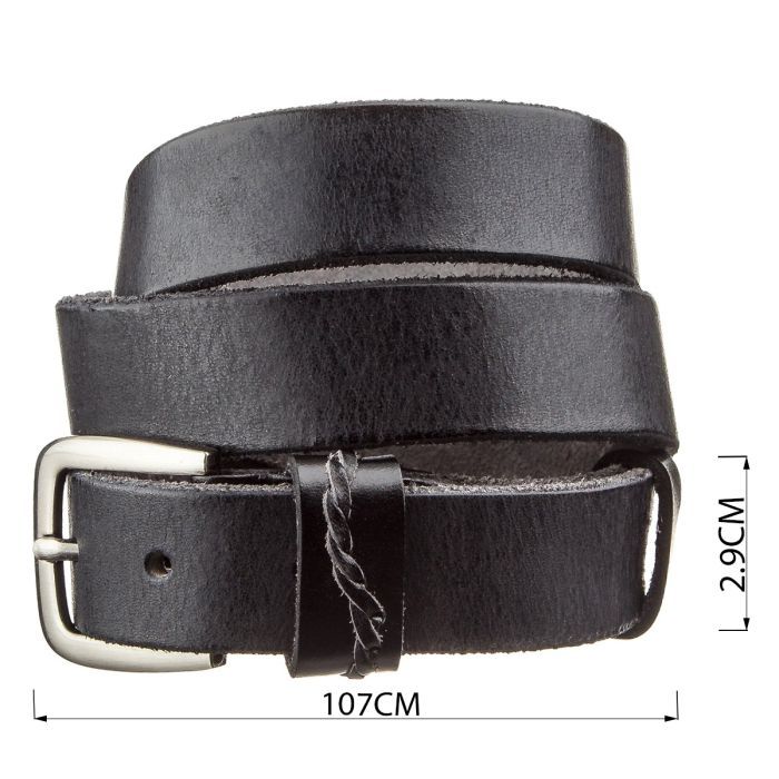 Ремень Vintage Мужской Черный (20123) изображение 3