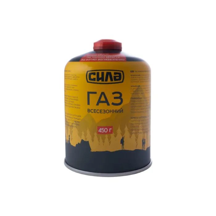 Газовий балон СИЛА з різьбою 450 г (Корея) (680247) зображення 2