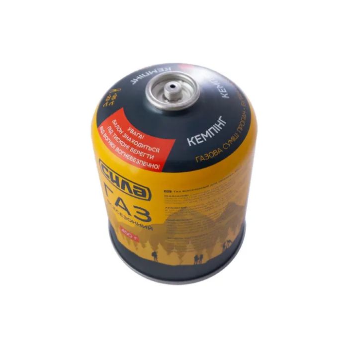 Газовий балон СИЛА з різьбою 450 г (Корея) (680247) зображення 3