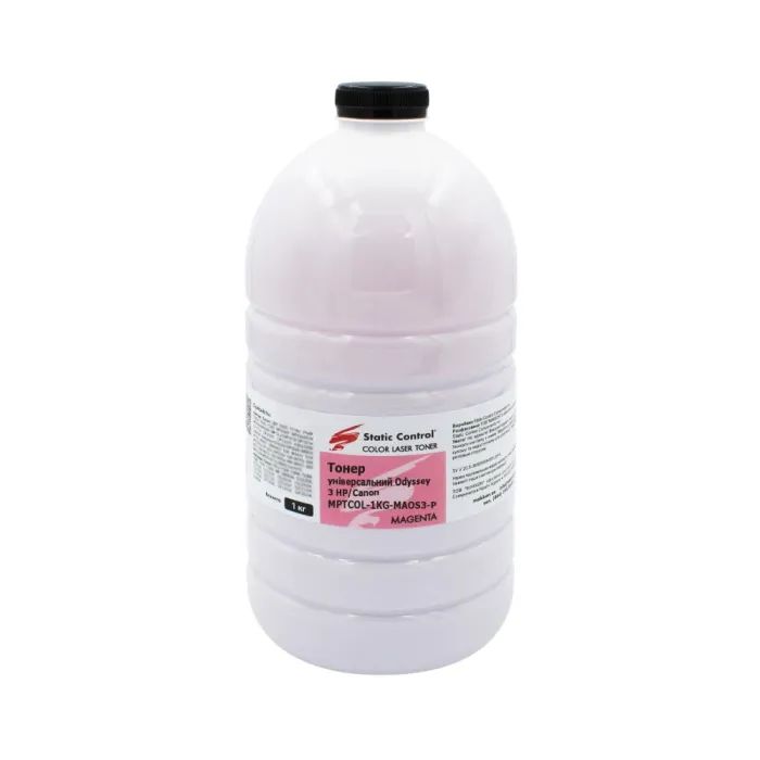 Тонер HP/Canon MPTCOL OS3 40г magenta (фасовка) Static Control (MPTCOL-40B-MAOS3-P)