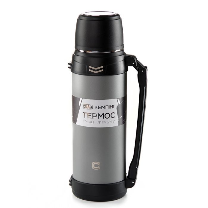 Термос СИЛА Travel Grey 2 л (960680) изображение 2