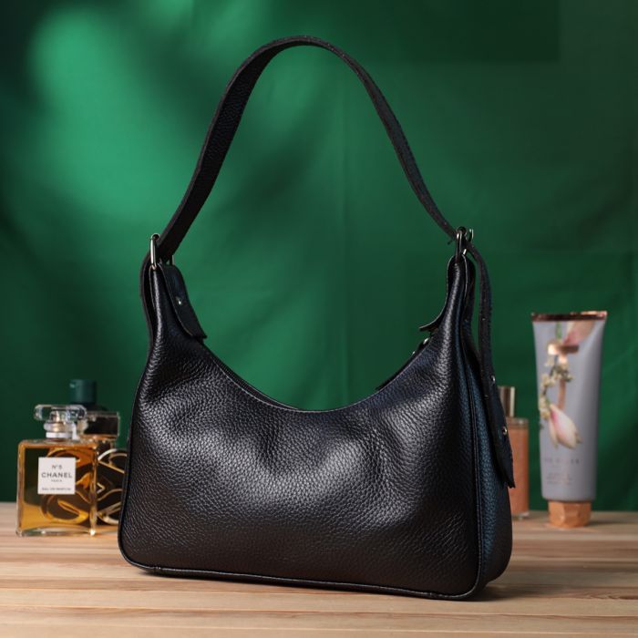 Сумка Shvigel Из зернистой натуральной кожи Черная (22833) изображение 9