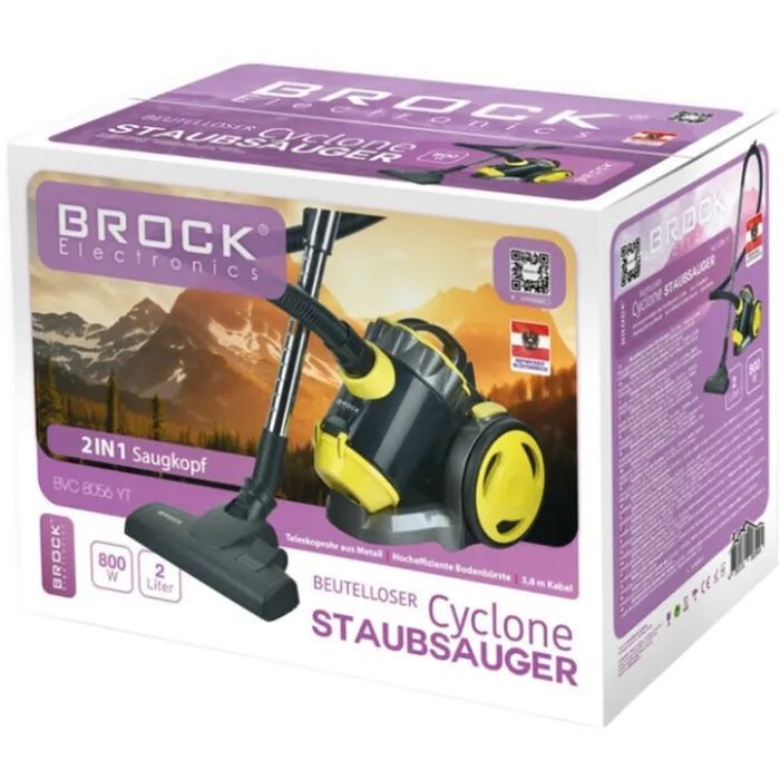 Пылесос Brock BVC 8056 YT изображение 2