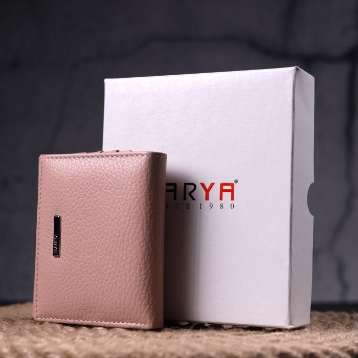 Гаманець Karya Шкіряний Пудровий (21375) зображення 10