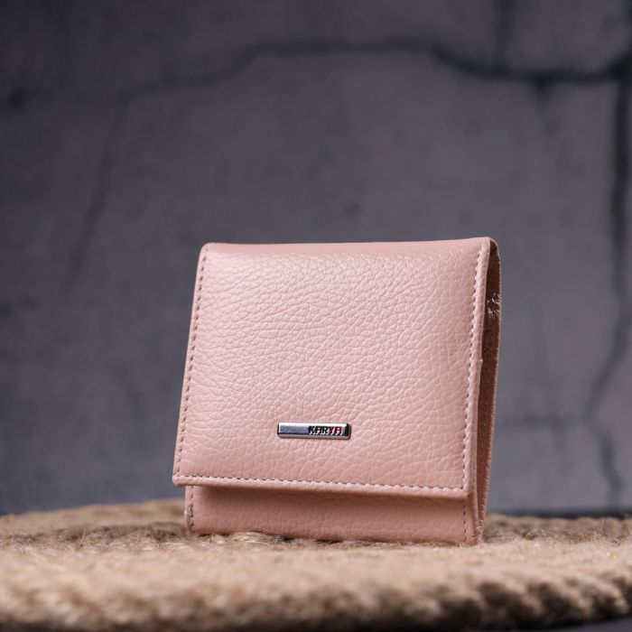 Гаманець Karya Шкіряний Пудровий (21375) зображення 8